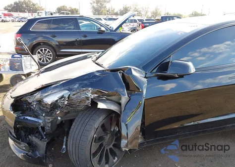 2023 Tesla Model 3 Performance Dual Motor All-Wheel Drive from USA, damaged, VIN 5YJ3E1EC1PF716098